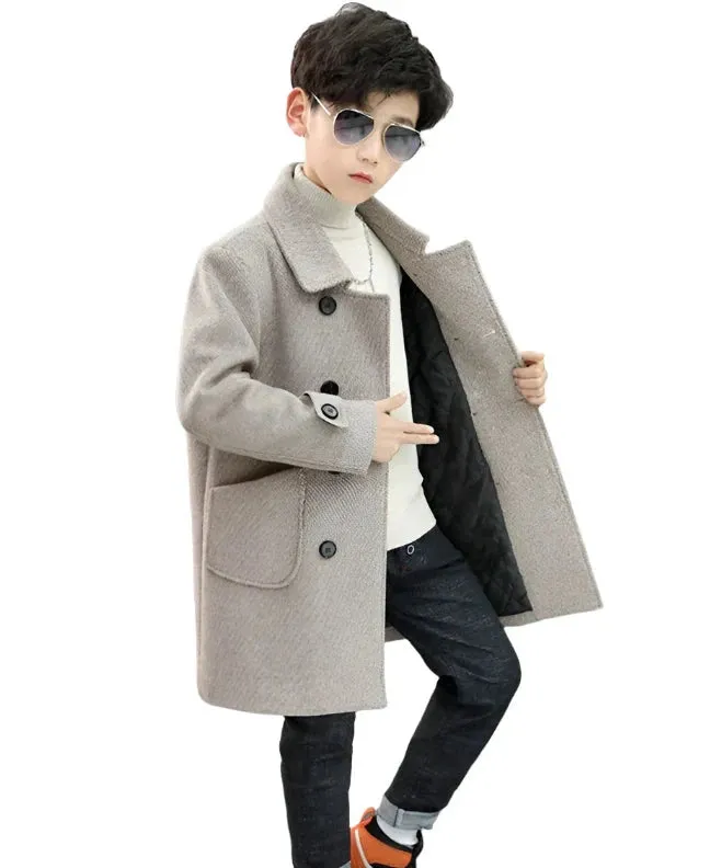 Button Wool Coat