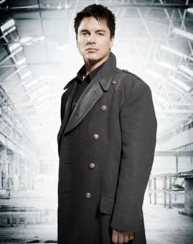 Captain Jack Harkness Grey Woolen Fabric Trench Pea Coat