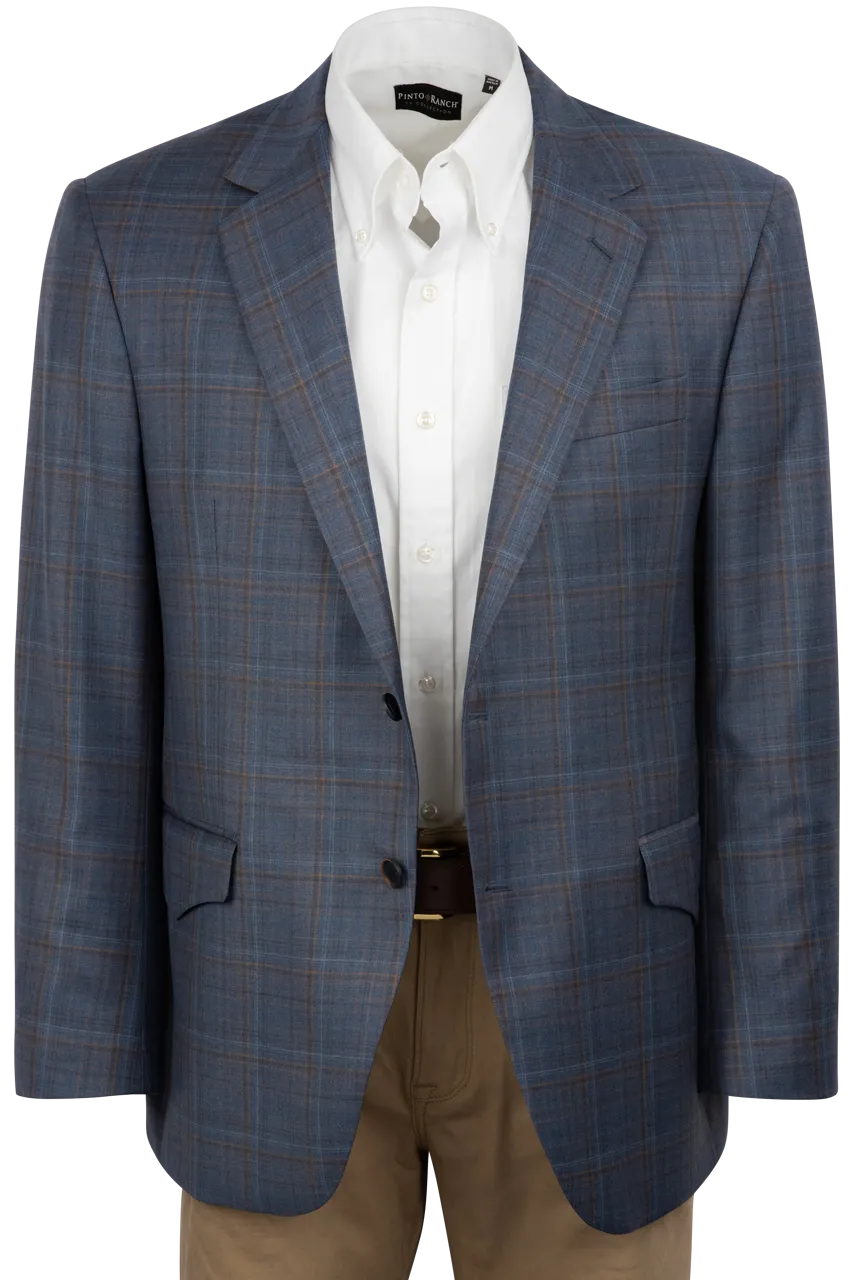 Coppley Blue Plaid Sport Coat