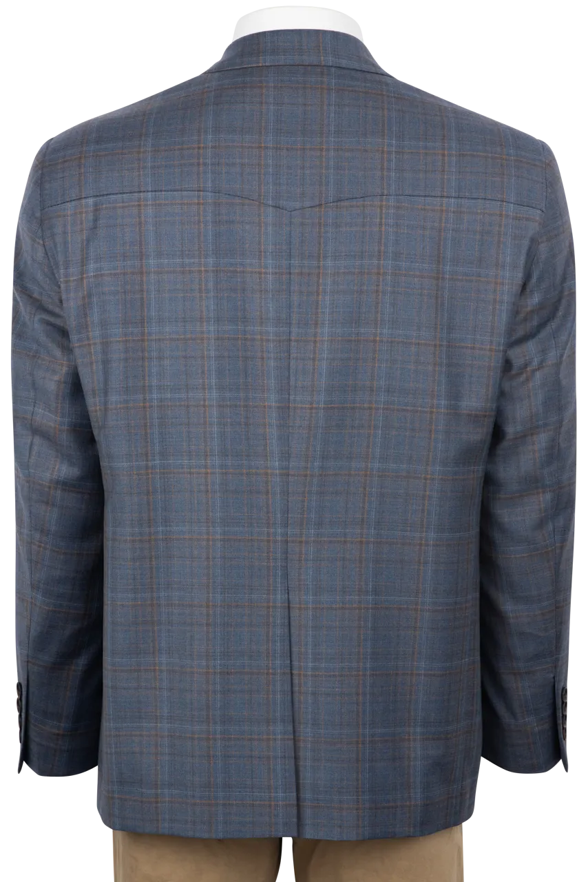 Coppley Blue Plaid Sport Coat