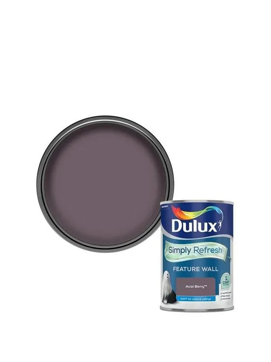 Dulux Refresh Feature Wall Acai Berry 1.25L