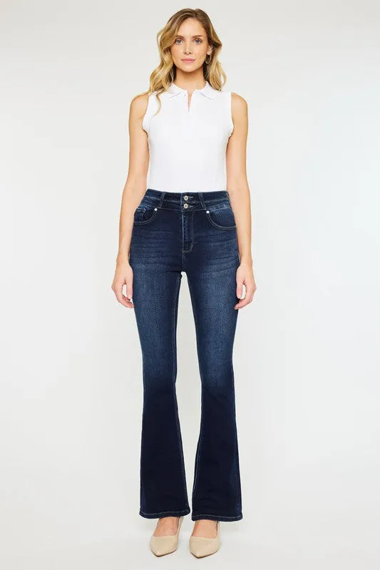 Elevated Essence High-Waisted Skinny Bootcut Jeans