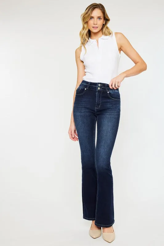 Elevated Essence High-Waisted Skinny Bootcut Jeans