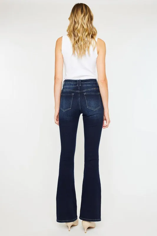 Elevated Essence High-Waisted Skinny Bootcut Jeans