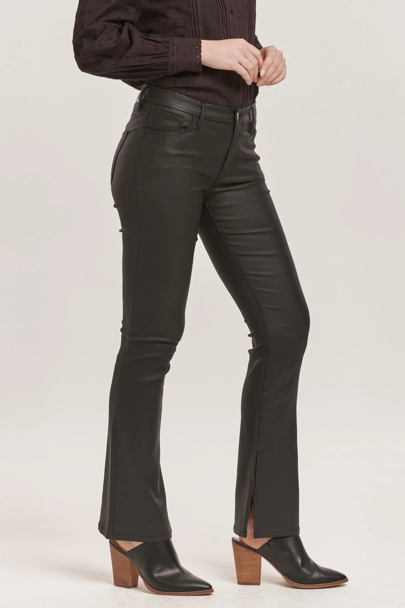 JAXTYN BOOTCUT FIT MID RISE JEANS BLACK