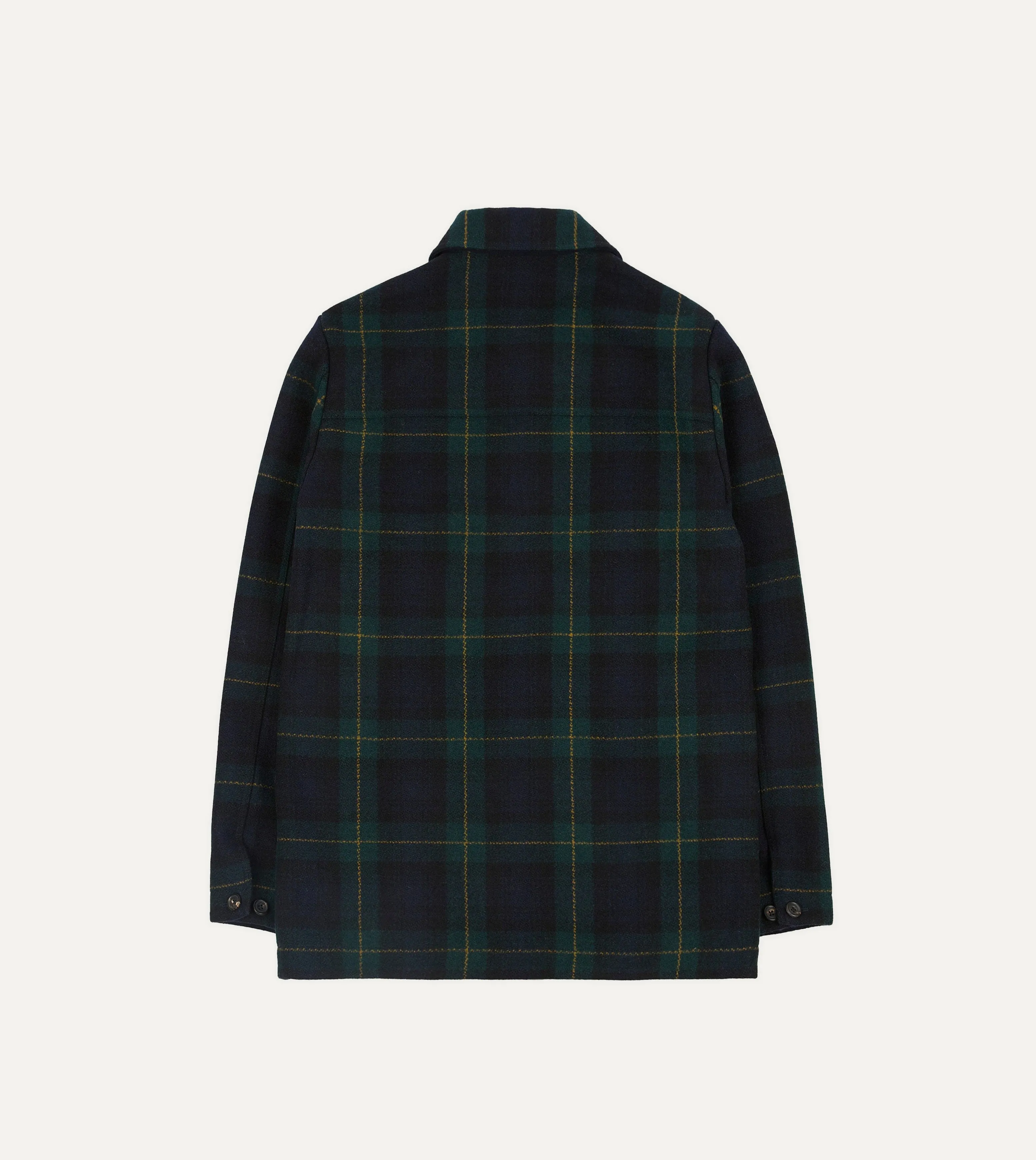 Johnston Check Melton Wool Donkey Jacket