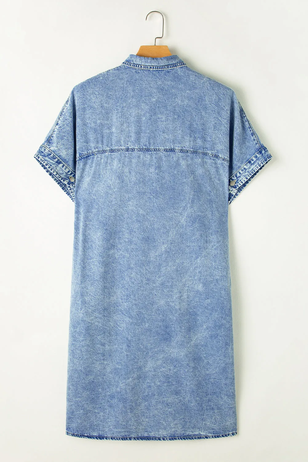 Medium Wash Shirt Chambray Dress