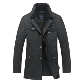 Men's Premium Gentle Double Layered Wool Coat