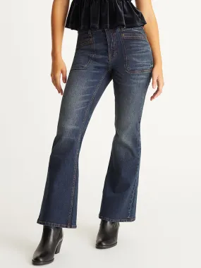 Mid-Rise Bootcut Jeans