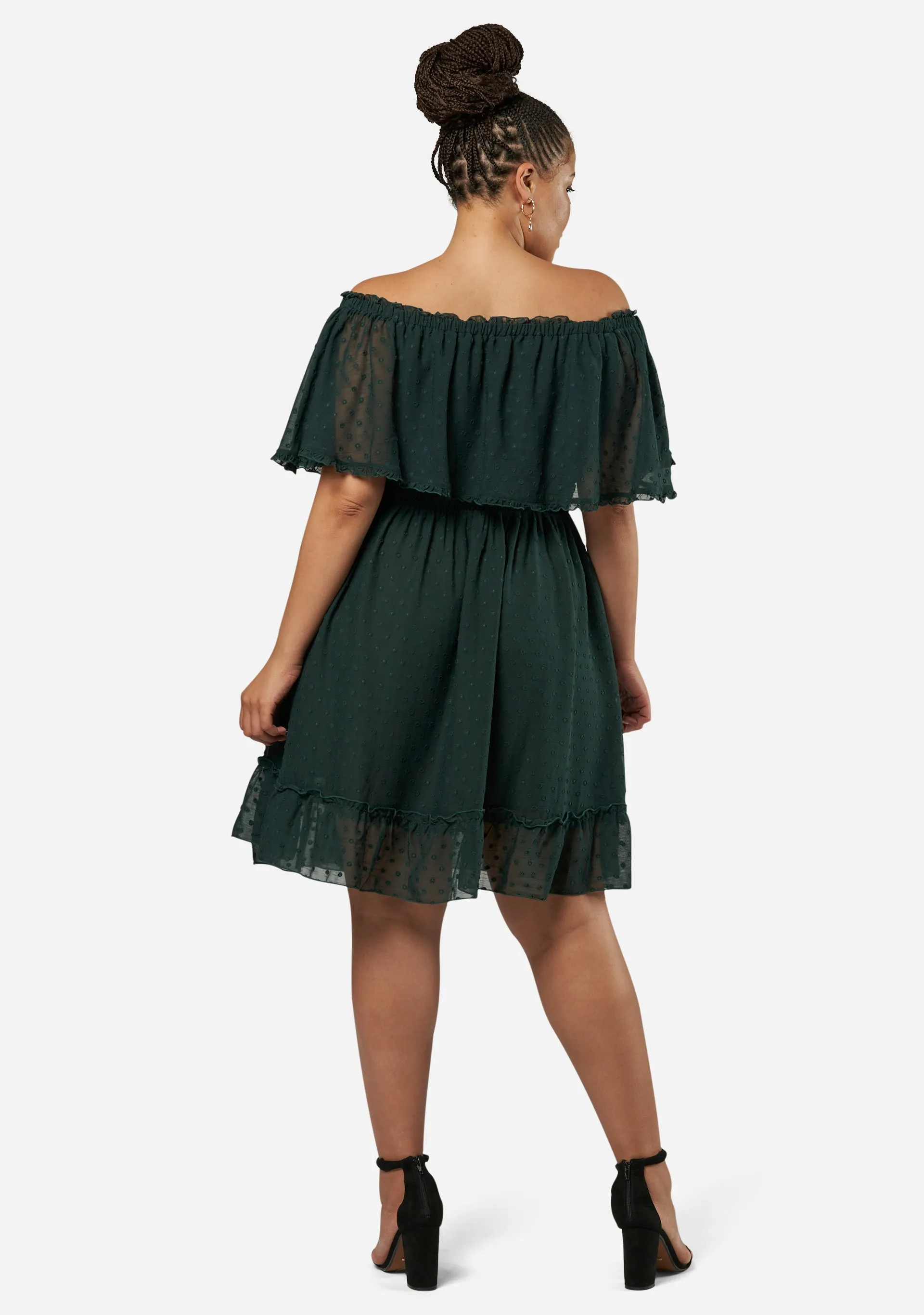 Sensual Off Shoulder Midi Dress