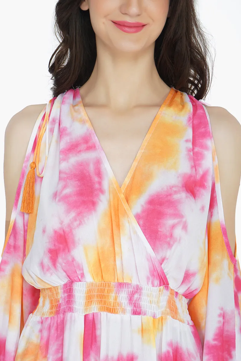 Sunrise Tie Dye Maxi Dress