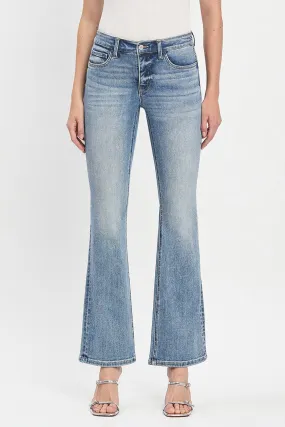 Vervet Futuristic Midrise Bootcut Jeans