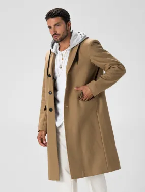 W-DEXTY COAT IN CAMEL AND GREY