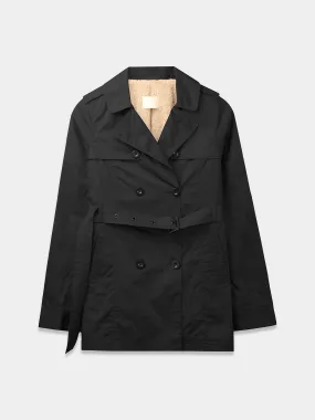 Women's Trench Coat with Fur Lining