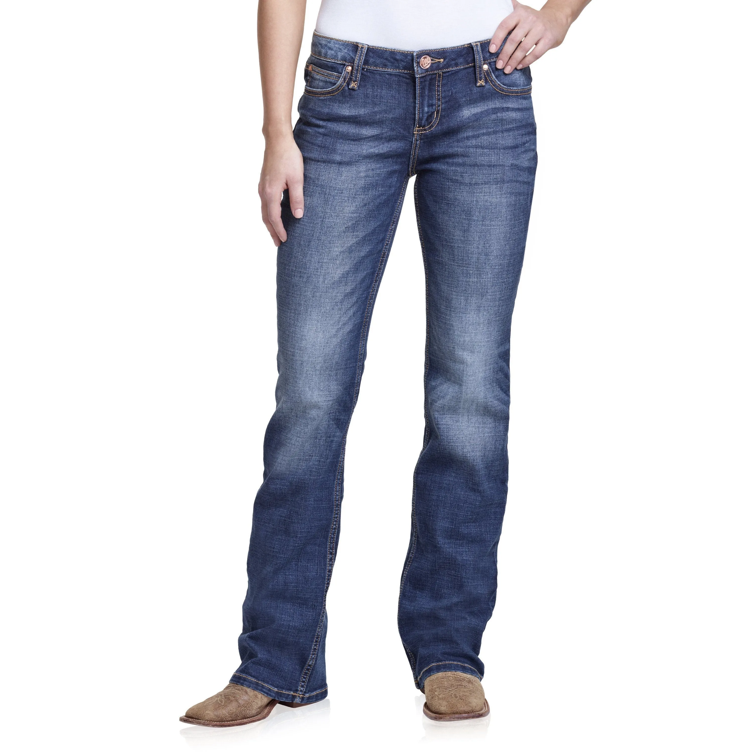 Wrangler Women's - Retro Mae Mid-Rise Bootcut Jeans